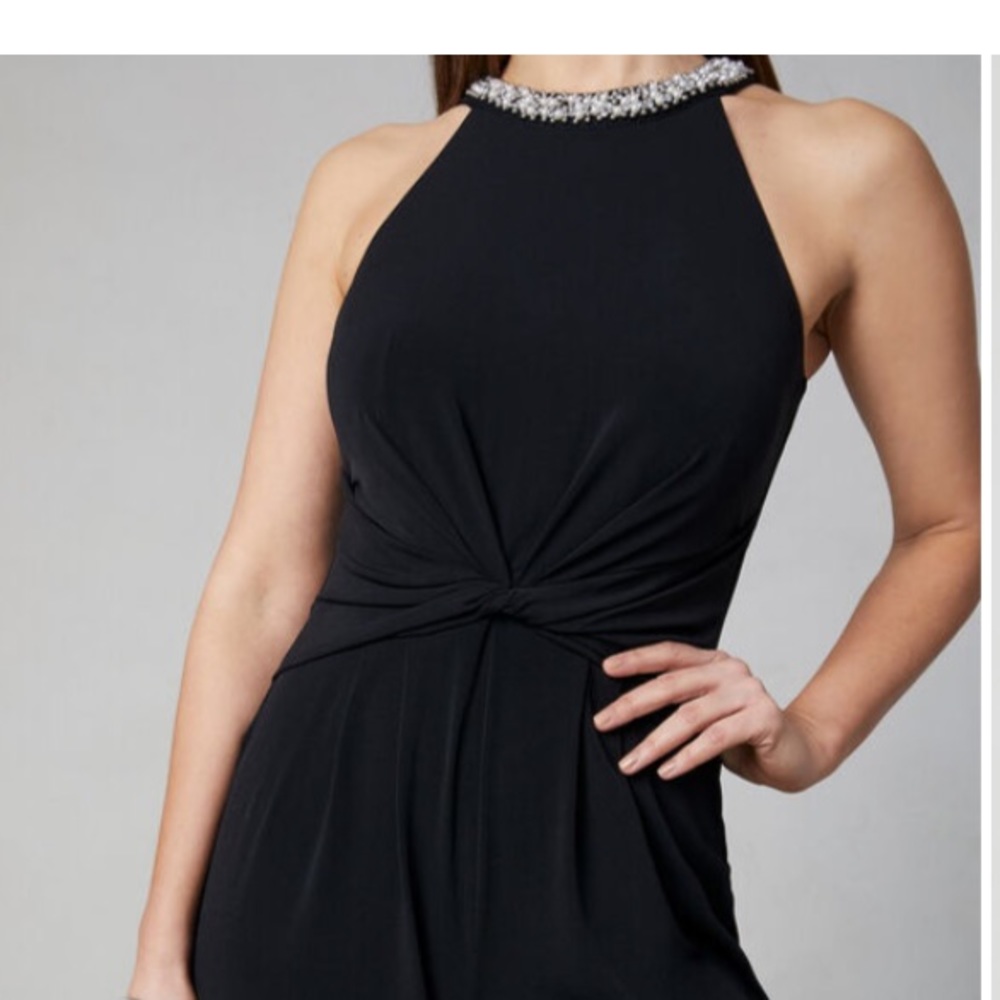 MAGGY LONDON embellished collar jumpsuit size 4